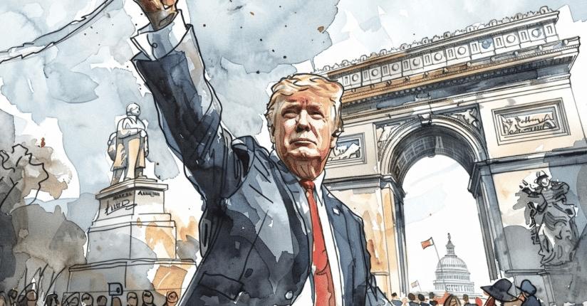 Baukunst - Arc de Trump: Warum Trumps geplanter 76-Meter-Triumphbogen in Washington mehr Propaganda als Architektur ist