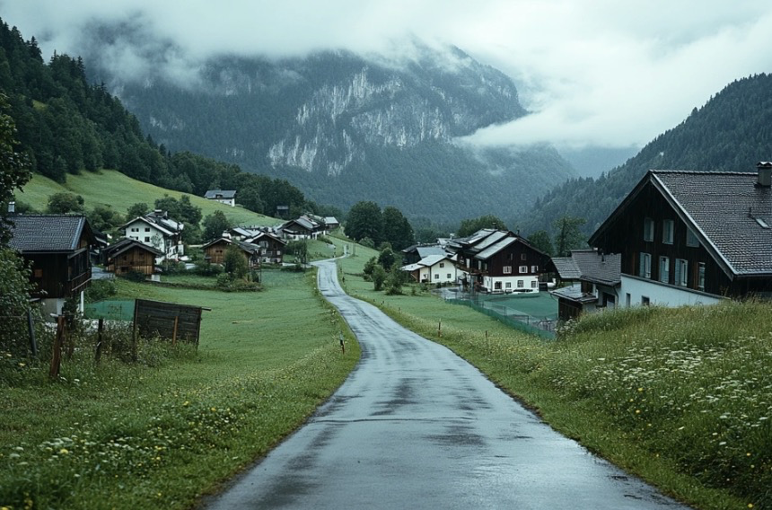 Baukunst - Digitaler Zwilling gegen Starkregen: Wie sich Alpengemeinden auf das Extremwetter vorbereiten